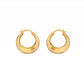 Hot Diamonds x Golden Edit Soul Statement Hoop Earrings DE672