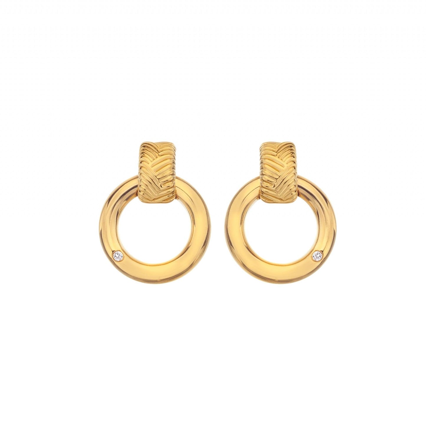 Hot Diamonds x Golden Edit Spirit Drop Earrings DE677