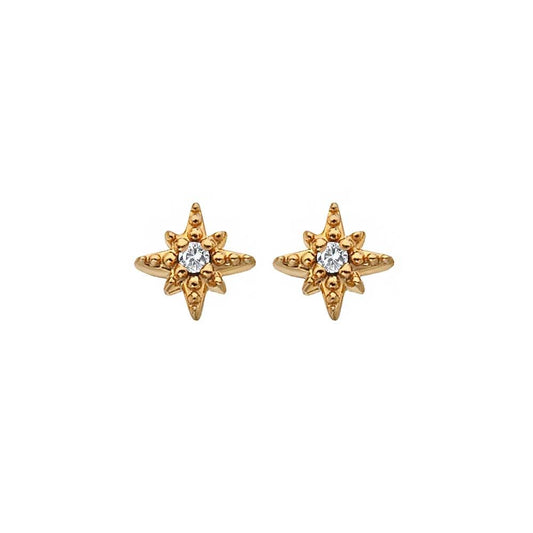 Hot Diamonds x Jac Jossa Micro Starburst Stud Earrings DE752