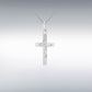 Sterling Silver Diamond Cut Crucifix