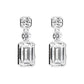 Diamonfire Three Stone Multi Shape Drop Earrings