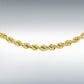 9ct Yellow Gold Hollow Rope Chain 20 inch