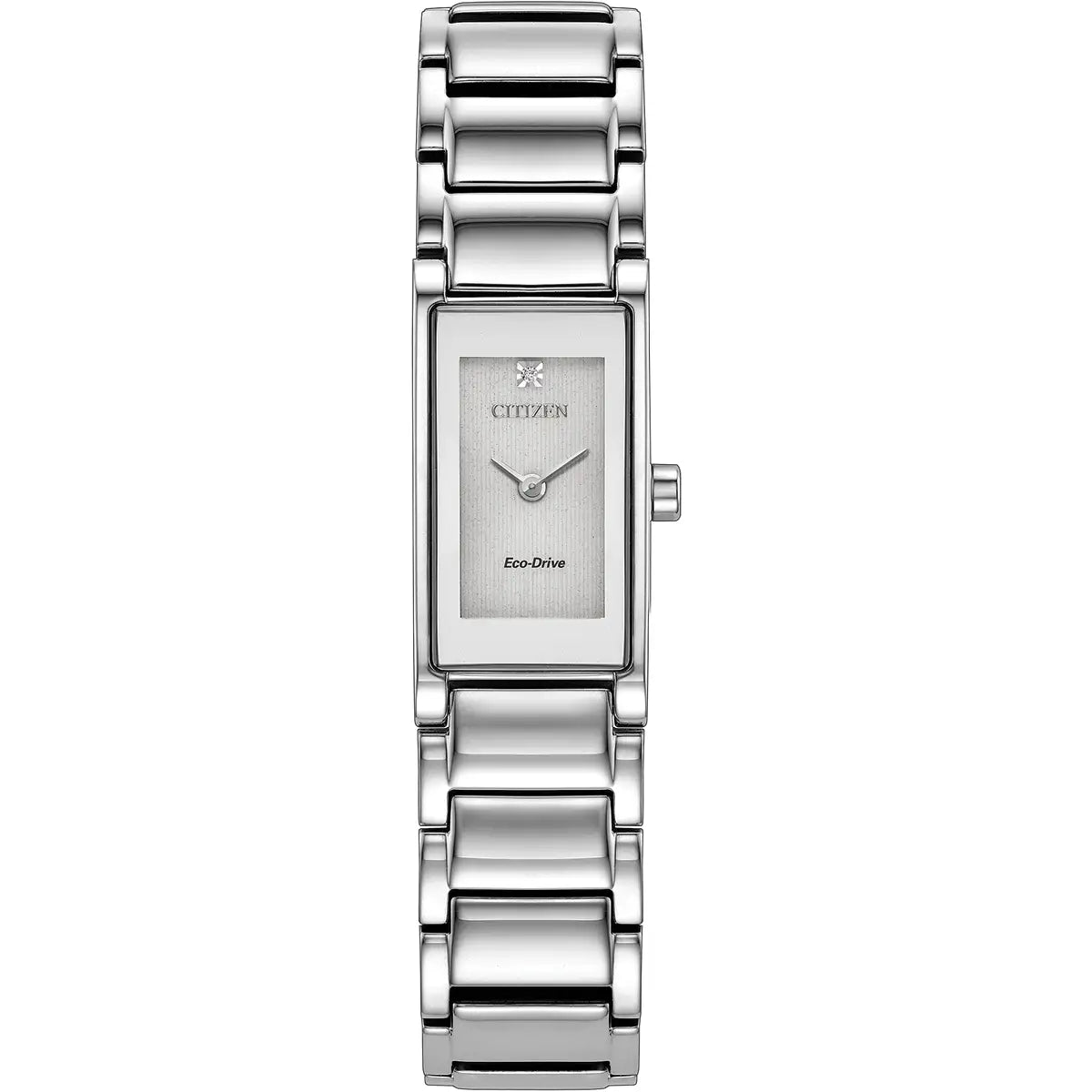 Citizen Axiom Stainless Steel Case Bracelet Watch with Diamond EG7051-51A