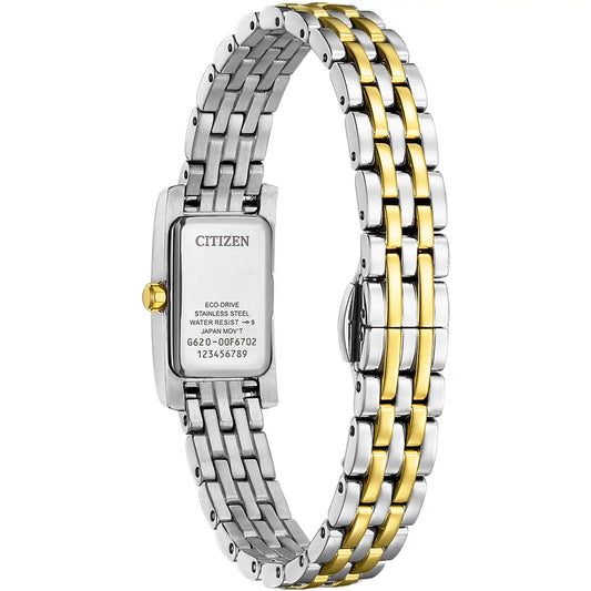 Citizen Ladies Petite Palidora Mother of Pearl Two Colour Bracelet Watch EG7114-53D