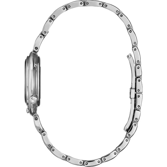 Citizen Blue Mother of Pearl L'arcly Diamond Steel Bracelet Watch EM1110-56N