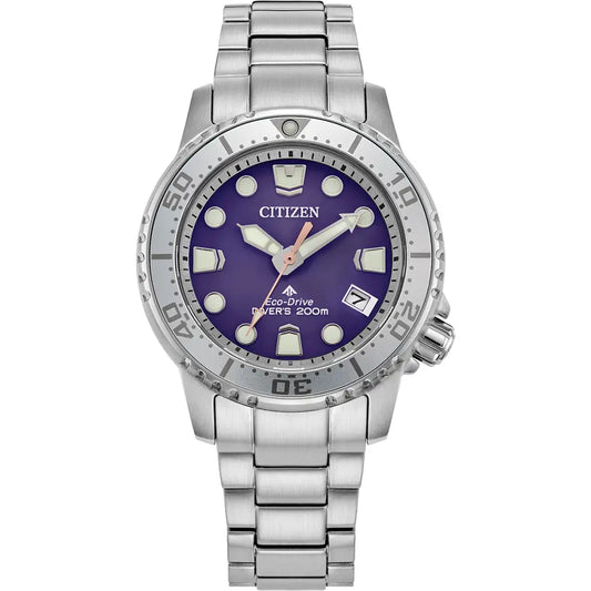 Citizen Ladies Divers Watch Purple Dial Promaster EO2027-50X