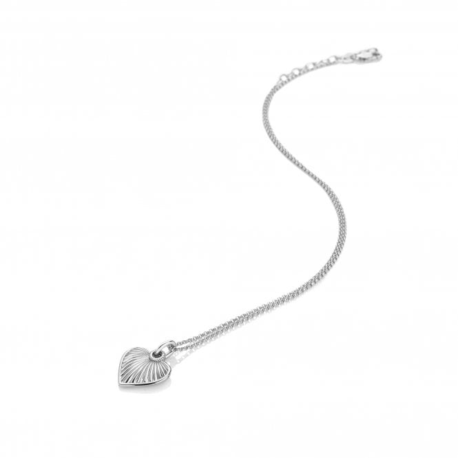 Hot Diamonds Sterling Silver Essence Heart Necklace DP1029