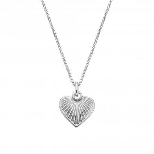 Hot Diamonds Sterling Silver Essence Heart Necklace DP1029