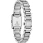Citizen L Bianca Square Mother of Pearl Full Arabic Dial Steel Bracelet Watch EW5600-52D