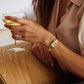Citizen L Bianca Gold Tone Stainless Square Full Arabic Bracelet Watch EW5602-57D