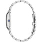 Citizen Ladies Stainless Steel Oblong Blue Mother of Pearl Dial L Bianca Bracelet Watch EW5620-55N