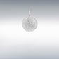 Sterling Silver 24mm Satin Centre St Christopher