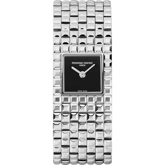 Frederique Constant Classics Manchette Black Onyx Dial Bracelet Watch FC-200ONB1MC6B
