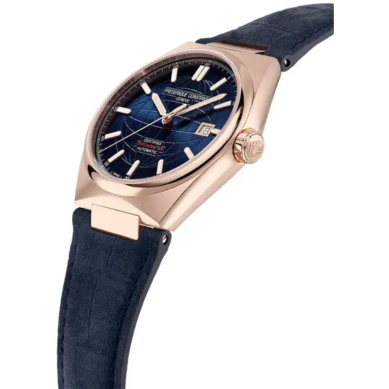 Frederique Constant Highlife Navy Cosc Rose Watch FC-303N3NH4