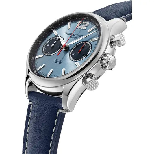 Frederique Constant Vintage Rally Healey Ltd Edition 38/1888 Steel Chronograph Strap Watch FC-397HLBN5B6