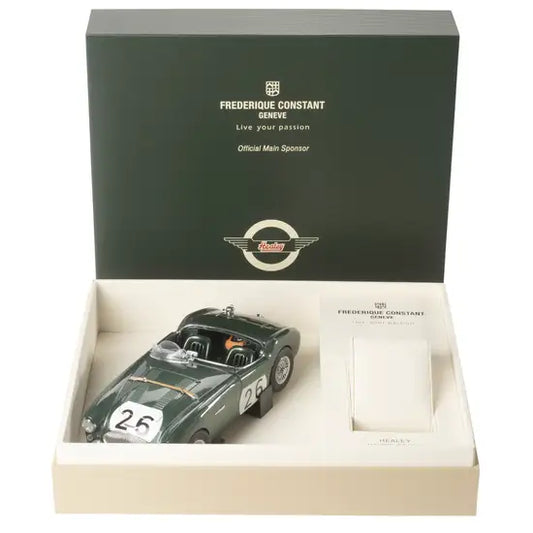 Frederique Constant Vintage Rally Healey Ltd Edition 38/1888 Steel Chronograph Strap Watch FC-397HLBN5B6