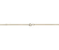 9ct Yellow Gold Adjustable 18"/20" Round Wire Spiga Chain