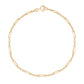 9ct Yellow Gold Figaro Bracelet