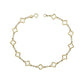 9ct Yellow Gold Hollow Four Leaf Clover Link Bracelet