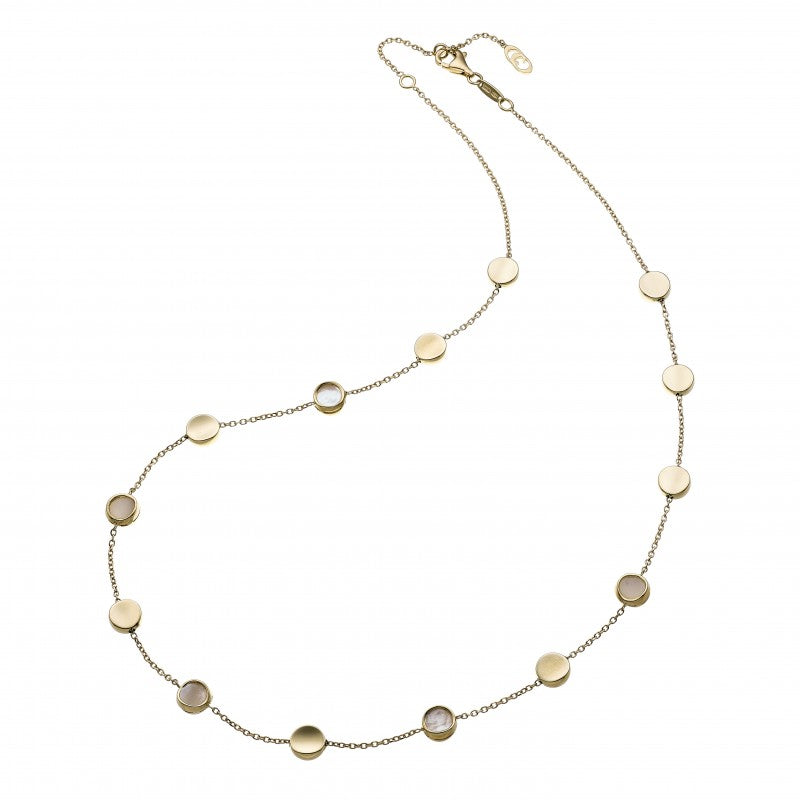 Chimento 18ct Yellow Gold Armillas Glow Caleido Mother of Pearl Necklace