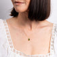 9ct Yellow Gold Peridot Cluster and Peridot Drop Pendant