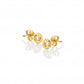 Hot Diamonds x Golden Edit Hexagon White Topaz Stud Earrings DE756