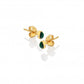 Hot Diamonds x Golden Edit Revive Malachite Teardrop Stud Earrings DE754