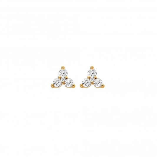 Hot Diamonds x Jac Jossa White Topaz Stud Earrings DE759