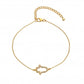 Hot Diamonds Yellow Gold Plated Hand Bracelet DL690