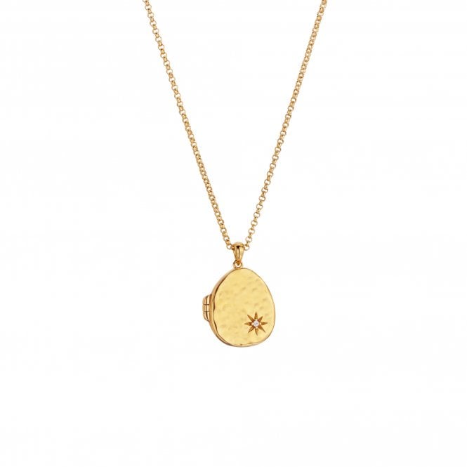 Hot Diamonds x Jac Jossa Lunar Yellow Gold Plated Locket DP906