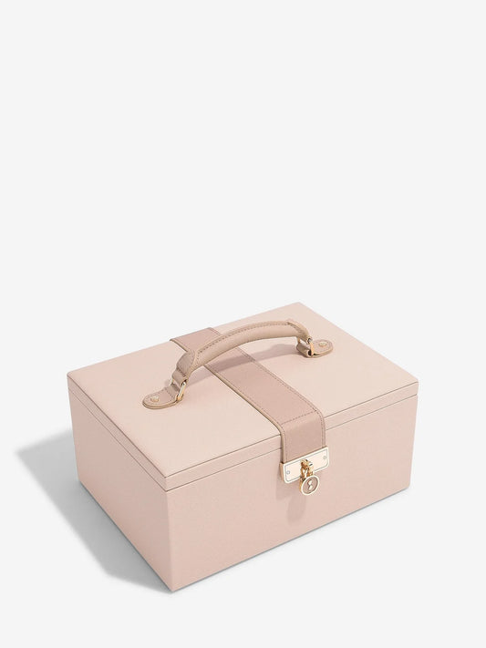 Stackers Luxury Classic Jewellery Box Pink Two Colour