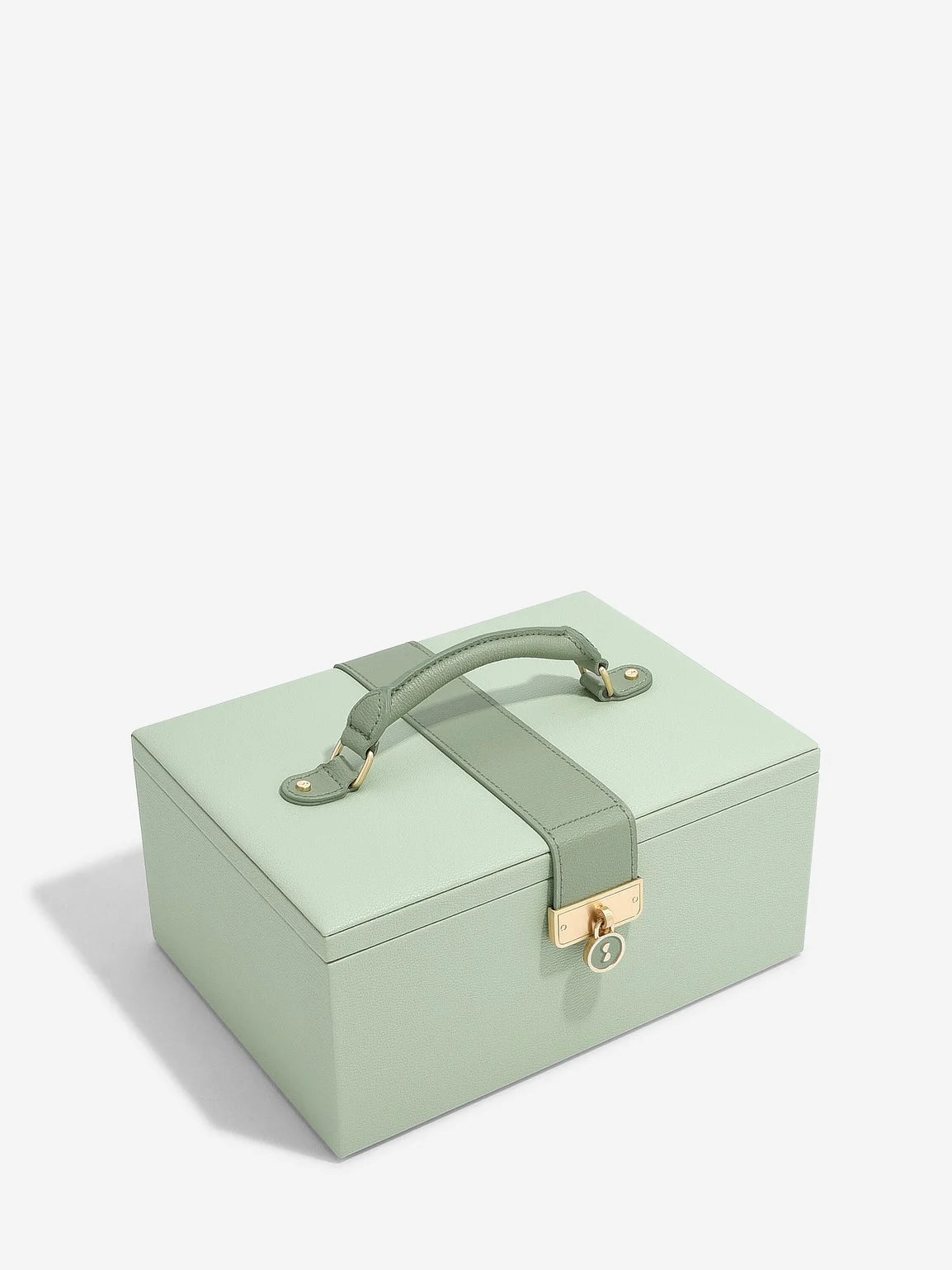 Stackers Sage Green Two Tone Medium Jewellery Box