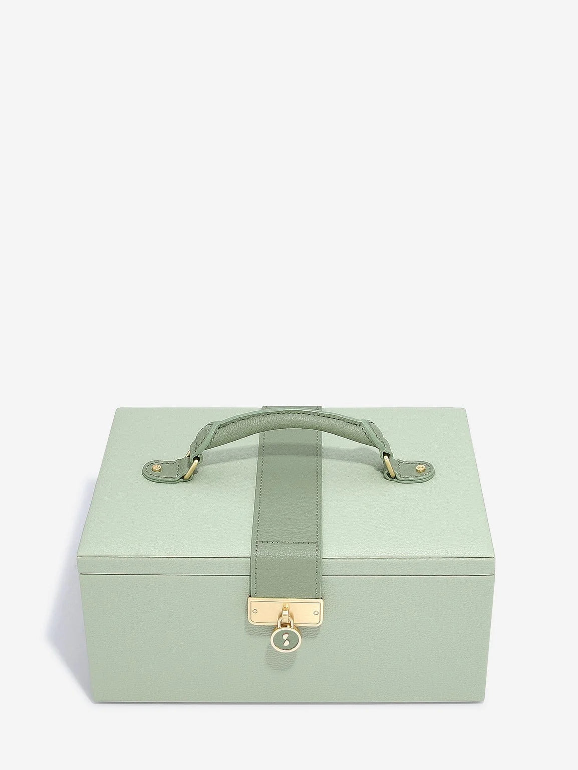 Stackers Sage Green Two Tone Medium Jewellery Box