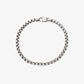 Unique & Co Stainless Steel Matte 4.5mm Belcher Chain Bracelet 21cm