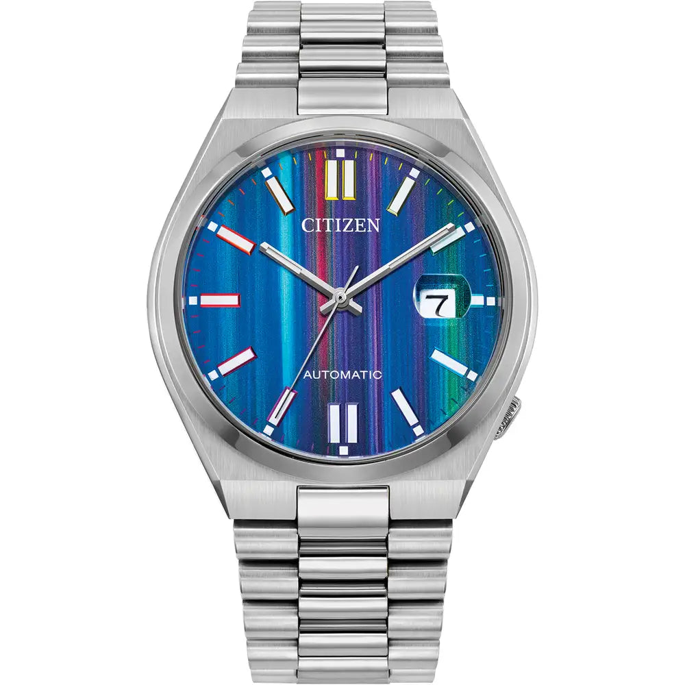 Coloured Dial Citizen Tsuyosa Spectrum Multi Coloured Dial Automatic Watch NJ0151-53 ...