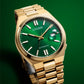 Citizen Tsuyosa Green Dial Yellow Gold Plated Automatic Watch NJ0152-51X