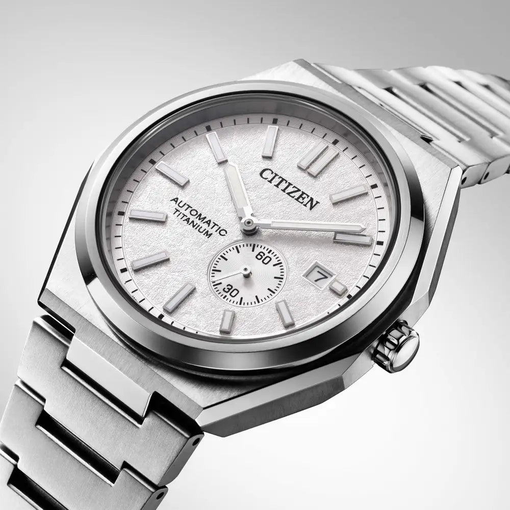 Citizen Zenshin Super Titanium™ Automatic White Dial Watch NJ0180-80A