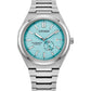 Citizen Zenshin Turquoise Blue Dial Super Titanium Bracelet Watch NJ0180-80M