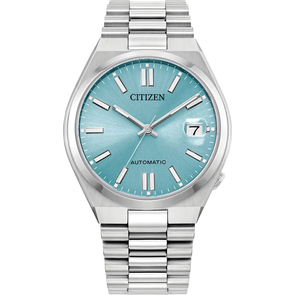 Citizen Tsuyosa Light Blue Dial Automatic Steel Bracelet Watch NJ0200-50L