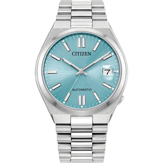 Citizen Tsuyosa Light Blue Dial Automatic Steel Bracelet Watch NJ0200-50L