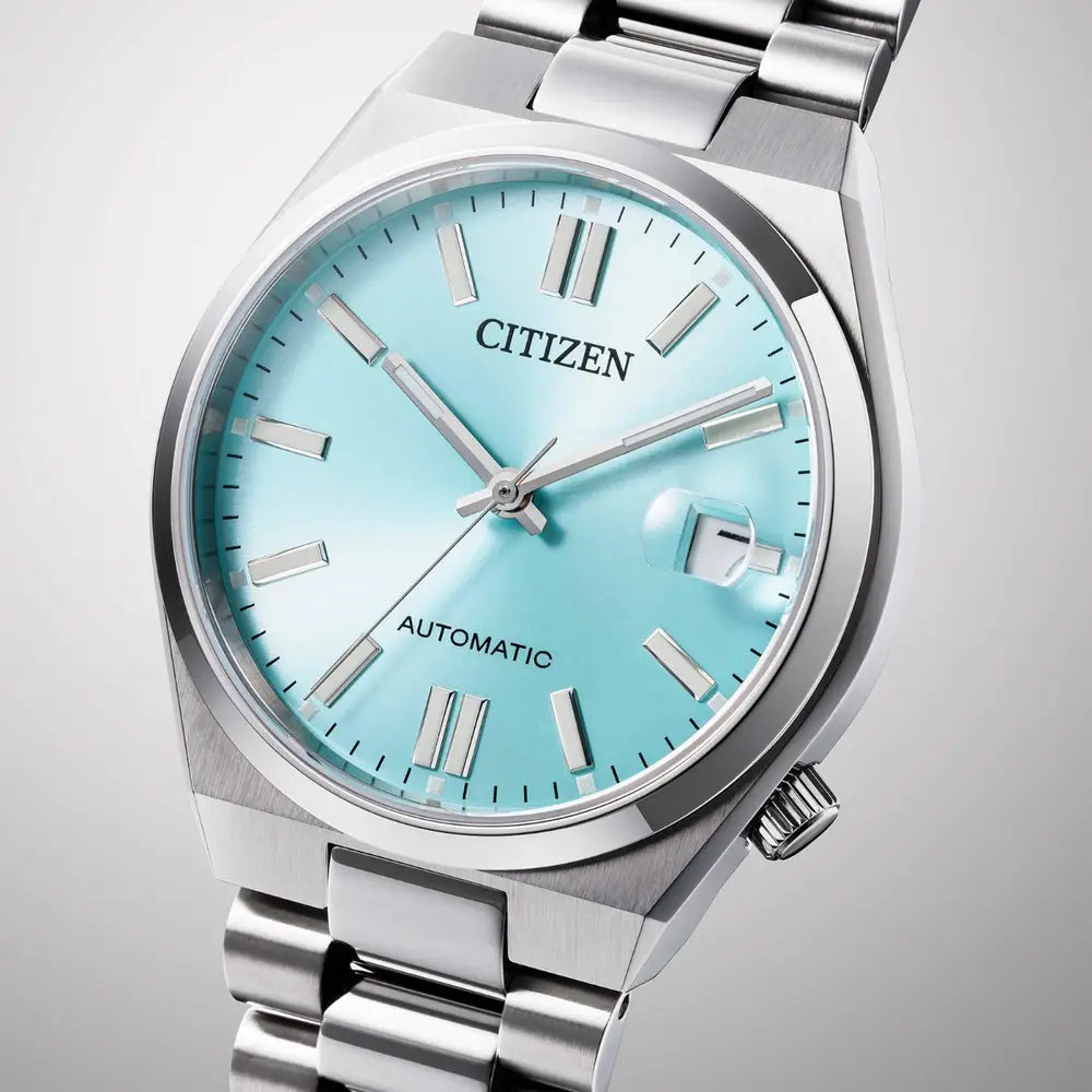 Citizen Tsuyosa Light Blue Dial Automatic Steel Bracelet Watch NJ0200-50L