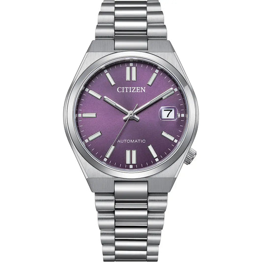 Citizen Tsuyosa Purple Dial Automatic Steel Bracelet Watch NJ0200-50W