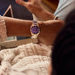 Citizen Tsuyosa Purple Dial Automatic Steel Bracelet Watch NJ0200-50W