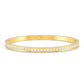 Nomination Stainless Steel Pretty Bangles Yellow Gold PVD Cubic Zirconia Bangle Medium 029513/020