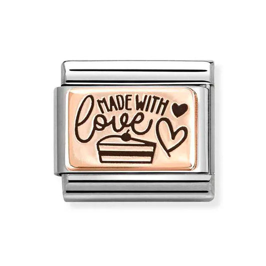 Nomination Classic Rose Gold Made With Love Cake 430111/24