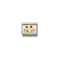 Nomination Composable Classic Yellow Gold Multi Colour Smile 030284/56
