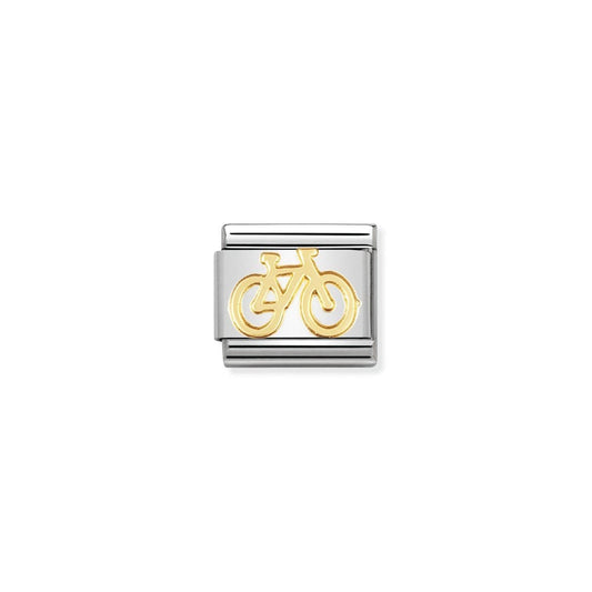 Nomination Classic Gold Bike Charm 030108/04