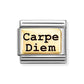 Nomination Composable Classic Gold Carpe Diem 030166/73