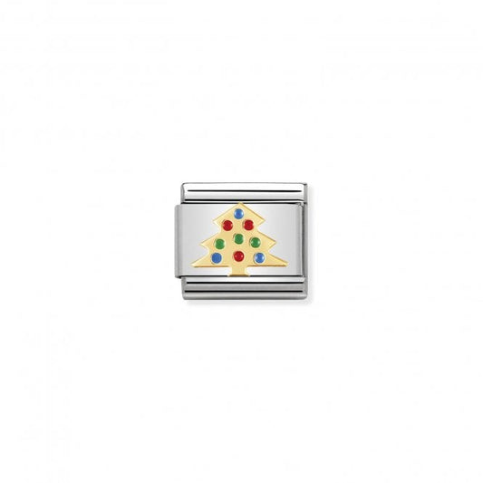 Nomination Classic Gold Christmas Tree Charm 030225/03