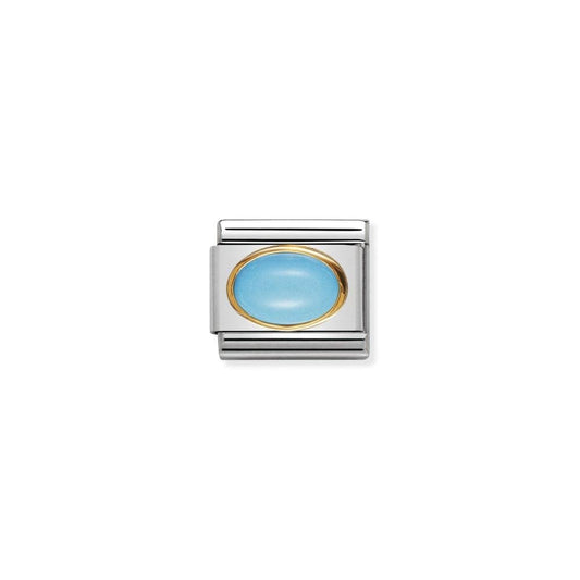 Nomination Classic Turquoise Oval 030502/06
